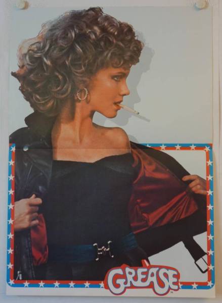 Grease - Schmiere originales deutsches A0-Filmplakat Set